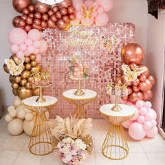 Lofaris DIY Sequin Backdrop Bling Party Favor For Wedding Bridal Shower