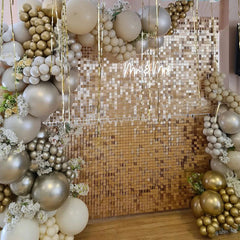 Lofaris Glitter Shimmer Mirror Sequin Tile Panel For Graduation Party