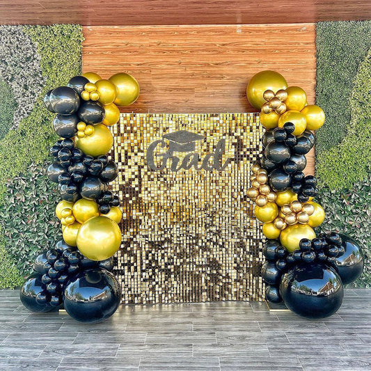 Lofaris Glitter Shimmer Mirror Sequin Tile Panel For Graduation Party