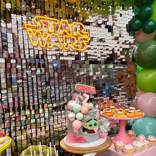 Lofaris Decoration Shimmer Wall DIY Sequin Backdrop For Wedding