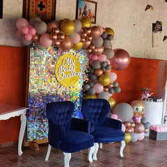 Lofaris Decoration Shimmer Wall DIY Sequin Backdrop For Wedding