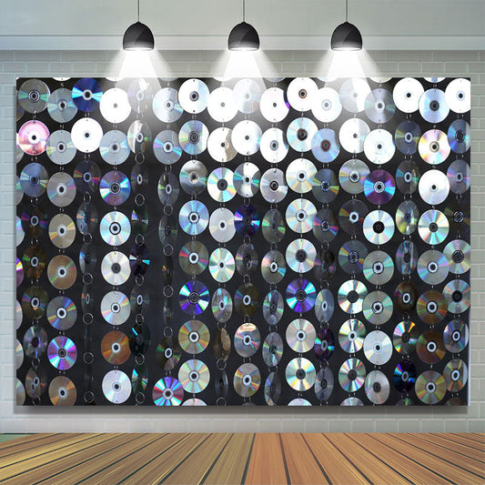 Lofaris Disc Party Backdrop for Dance and Birthday