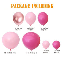 Kit arche de 70 ballons - rose/blanc - Kiabi - 19.00€