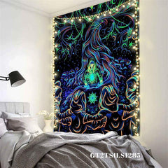 Lofaris Dream Magic Man Trippy Novelty Cartoon Wall Tapestry