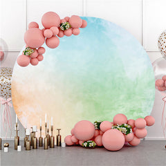 Lofaris Dreamy Colorful Circle Backdrop For Many Party Event