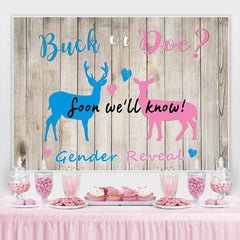 Lofaris Duck or Doe Gender Reveal Photo Backdrop for Baby Shower