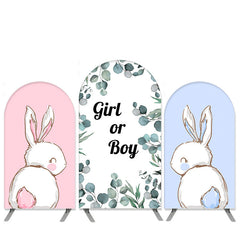 Lofaris Easter Theme Rabbit Arch Backdrop Kit for Baby Shower