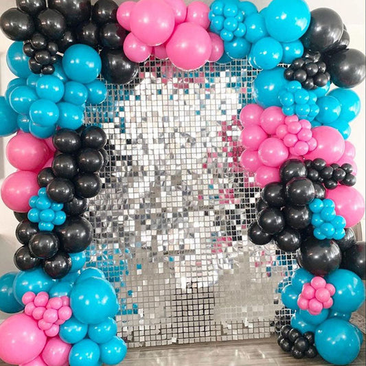 Lofaris Square Shimmer Wall Panels Sequin Backdrop Party Decorations