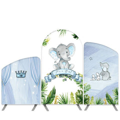 Lofaris Elephant Theme Its A Boy Baby Shower Arch Backdrop Kit