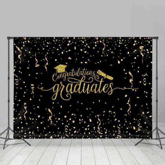 Lofaris Fallen Ribbon Congratutaions Graduates Backdrop