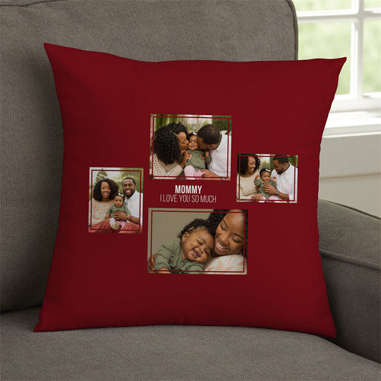 Lofaris Family Baby Photo Custom Pillow Collage Souvenir