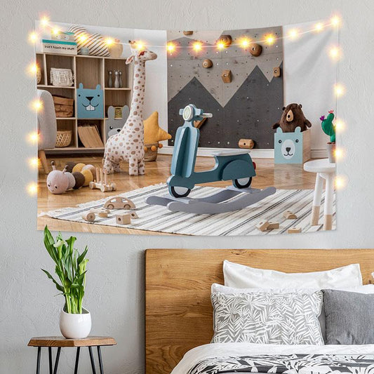 Lofaris Family Landscape Still Life 3D Printed Custom Tapestry