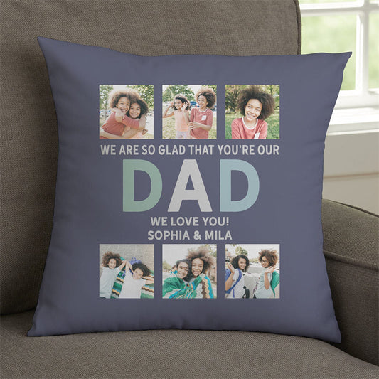 Lofaris Family Love Custom Throw Pillow Perfect For Dad Gift