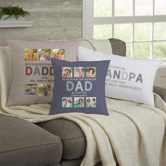 Lofaris Family Love Custom Throw Pillow Perfect For Dad Gift