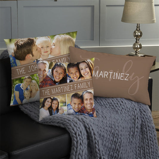 Lofaris Family Picture Album Custom Pillow For Perfect Gift