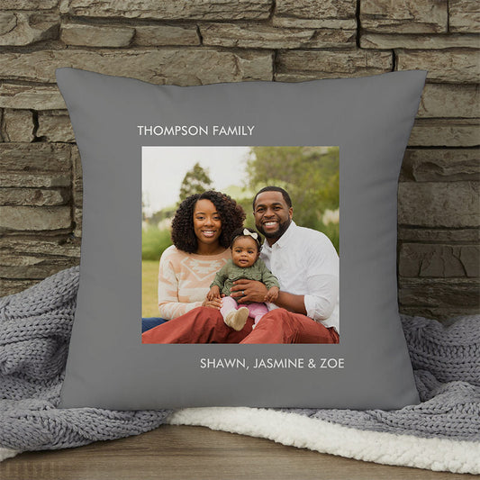 Lofaris Family Picture Custom Pillow Perfect Gift For Baby