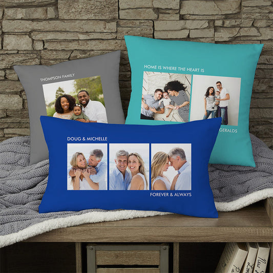 Lofaris Family Picture Custom Pillow Perfect Gift For Baby