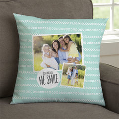 Lofaris Family Smile Color With White Lines Custom Pillow
