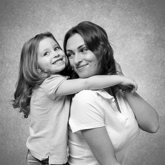 Lofaris Fine Art Black Grey Abstract Texture Portrait Photo Backdrop