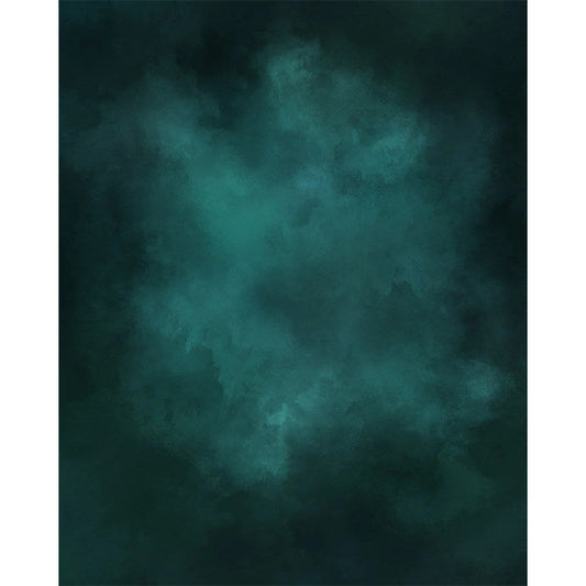 Lofaris Fine Art Black Round Green Abstract Texture Photo Backdrop