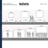 Load image into Gallery viewer, Lofaris Fine Art Style Dark Grey And Blue Photo Backdrop For Portrait