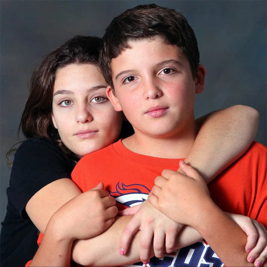 Lofaris Fine Art Style Dark Grey And Blue Photo Backdrop For Portrait