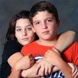 Load image into Gallery viewer, Lofaris Fine Art Style Dark Grey And Blue Photo Backdrop For Portrait