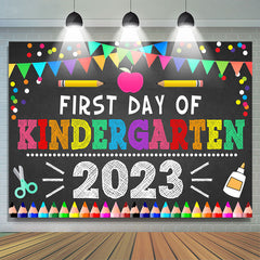 Lofaris First Day Of Kindergarten 2023 Back To School Backdrop