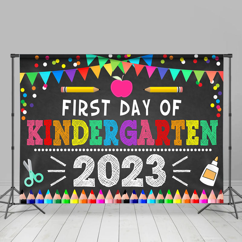 Lofaris First Day Of Kindergarten 2023 Back To School Backdrop