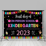 Load image into Gallery viewer, Lofaris First Day of Kindergarten Classroom Backdrop for Photo