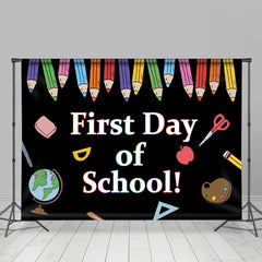 Lofaris First Day of School Blackboard Back to Backdrop
