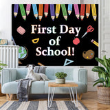 Load image into Gallery viewer, Lofaris First Day of School Blackboard Back to Backdrop