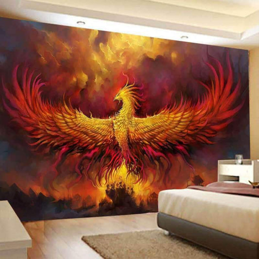 Lofaris Flamingo Trippy Novelty Fairytale Animal Wall Tapestry