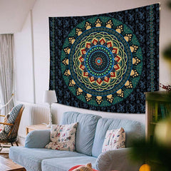 Lofaris Floral Mandala Pattern Room Decoration Wall Tapestry