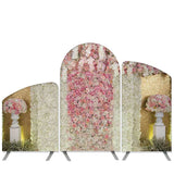 Load image into Gallery viewer, Lofaris Floral Theme Pink And White Wedding Decro Arch Backdrop Kit