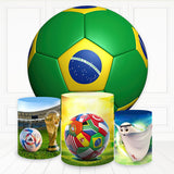 Load image into Gallery viewer, Lofaris Football Sport Game Round Birthday Backdrop Kit For Boy