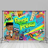 Load image into Gallery viewer, Lofaris Fresh Prince Abstract Graffiti Baby Shower Backdrop