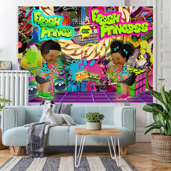 Lofaris Fresh Prince Or Princess 90s Themed Baby Shower Backdrop