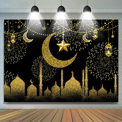 Lofaris Glitter And Starry Backdrop For Ramadan Mubarak