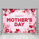 Load image into Gallery viewer, Lofaris Glitter Bokeh Heart Flowers Happy Mothers Day Backdrop