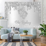 Load image into Gallery viewer, Lofaris Glitter Bokeh On Baby Lovely Feet Shower Backdrop