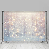 Load image into Gallery viewer, Lofaris Glitter Bokeh Snowflakes With Sunlight Winter Backdrop