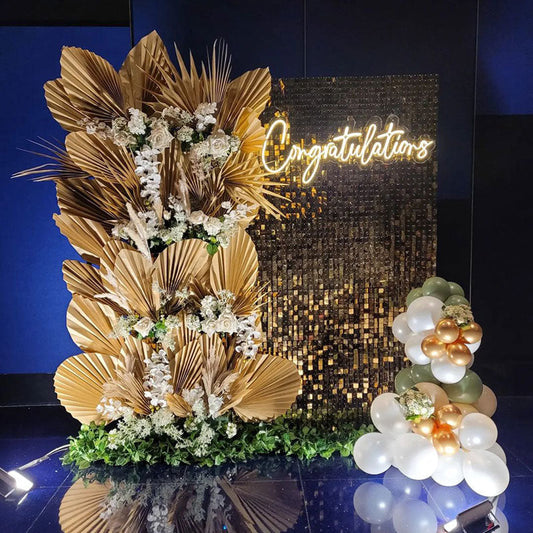 Lofaris Glitter Shimmer Wall Background Favor For Events Decor