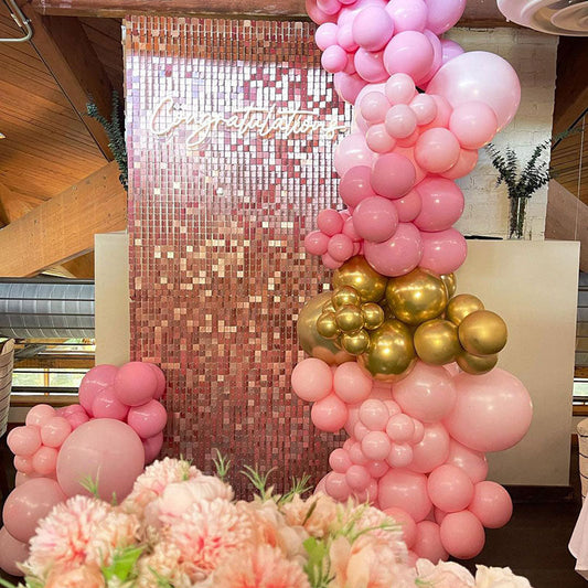 Lofaris Sequin Panel Wall Backdrop For Bridal Shower Anniversary Wedding