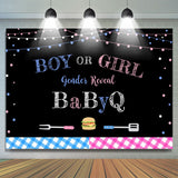 Load image into Gallery viewer, Lofaris Glitter Pink And Blue Gender Reveal Bbq Baby Shower