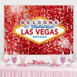 Load image into Gallery viewer, Lofaris Glitter Red With Shining Light Happy Birthday Backdrop