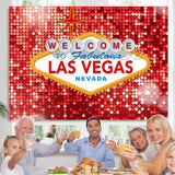 Load image into Gallery viewer, Lofaris Glitter Red With Shining Light Happy Birthday Backdrop