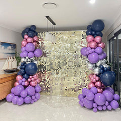 Lofaris Glitter Sequin Shimmer Wall Backdrop Panels for Party Decor Anniversary Wedding Bridal Shower