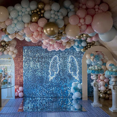 Lofaris Glitter Shimmer Wall Backdrop Panels for Party Decor Wedding Bridal Shower Birthday