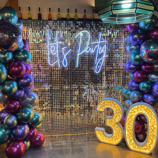 Lofaris Panel Sequins Backdrop For Party Events Decoration